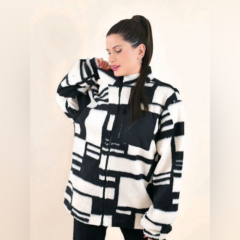 Faux Sherling Trucker Jacket